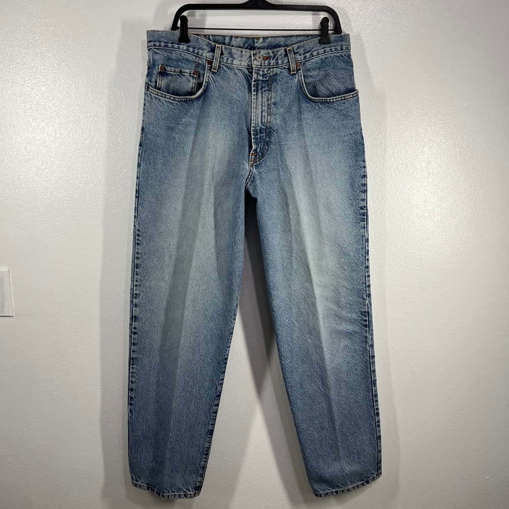 Vtg. Lucky Brand 1 Relaxed Fit Zipper Fly Jeans By Gene Montesano USA Made 36x33